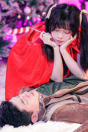 Yuli Is The Little Red Riding Hood And She Rides The Hunter's Dick